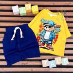 ست-دو-تکه-تیشرت-و-شلوارک-اسپرت-مدل-just-cool