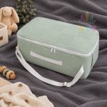 ست گارددار قابل حمل نوزاد طرح آهو رنگ سبزآبی - Image 2